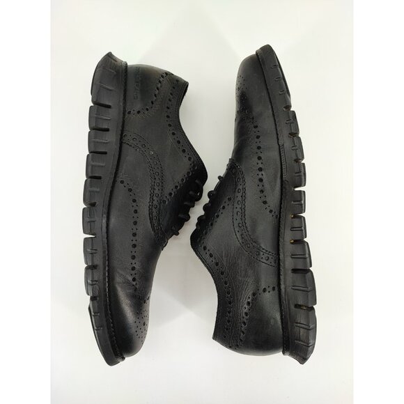 Cole Han Men's Zerogrand Black Leather Oxford Shoes Size 10.5M - Picture 6 of 9